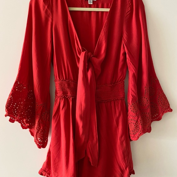 Red American Eagle romper - Picture 4 of 7